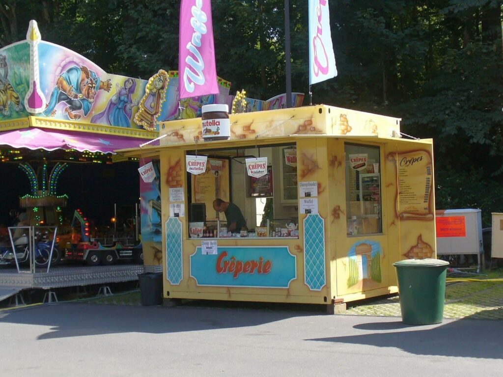 Crêperie auf dem Festplatz