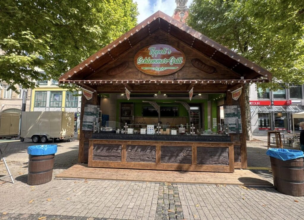 Schlemmer-Grill auf einem Stadtfest